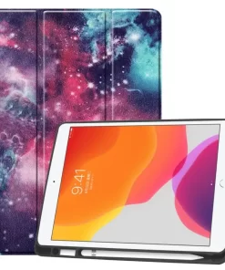 Hurtownia Etui na iPada 10.2 z uchwytem na ołówek – wzór nieba | Dostawca z Chin 13 wholesale 10 2 ipad case with pencil holder e28093 the sky 3